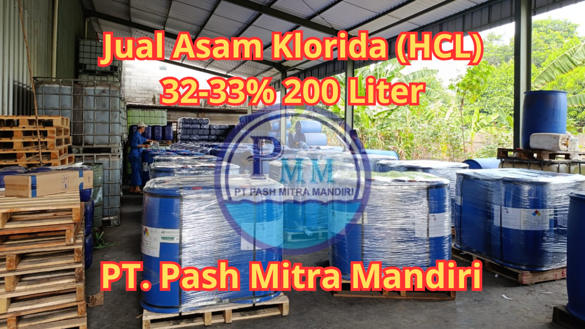 Jual Asam Klorida (HCL) 32-33% 200 Liter
