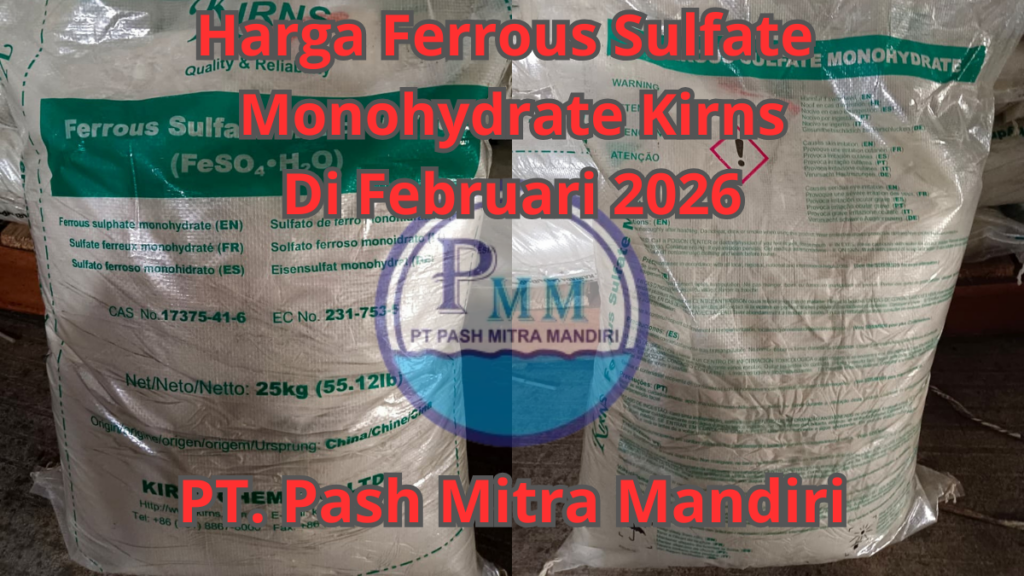 Harga Ferrous Sulfate Monohydrate Kirns Di Februari 2026