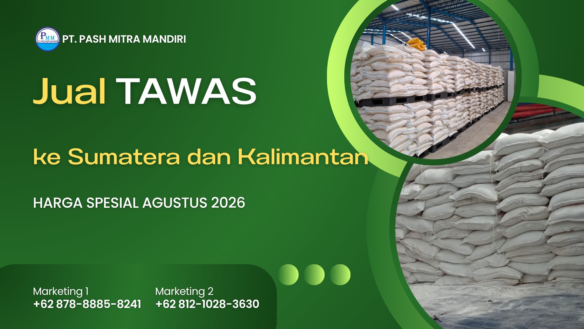 Jual Tawas ke Sumatera dan Kalimantan, Agustus 2026 Ini Permintaannya Lagi Ramai