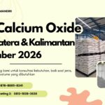 Jual Calcium Oxide ke Sumatera dan Kalimantan September 2026