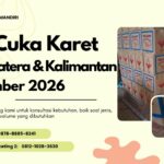 Jual Cuka Karet ke Sumatera dan Kalimantan September 2026